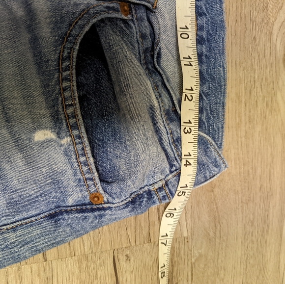 10/10 Ralph Lauren distressed "boyfriend" jeans, size 25, gorgeous! - Picture 3 of 7